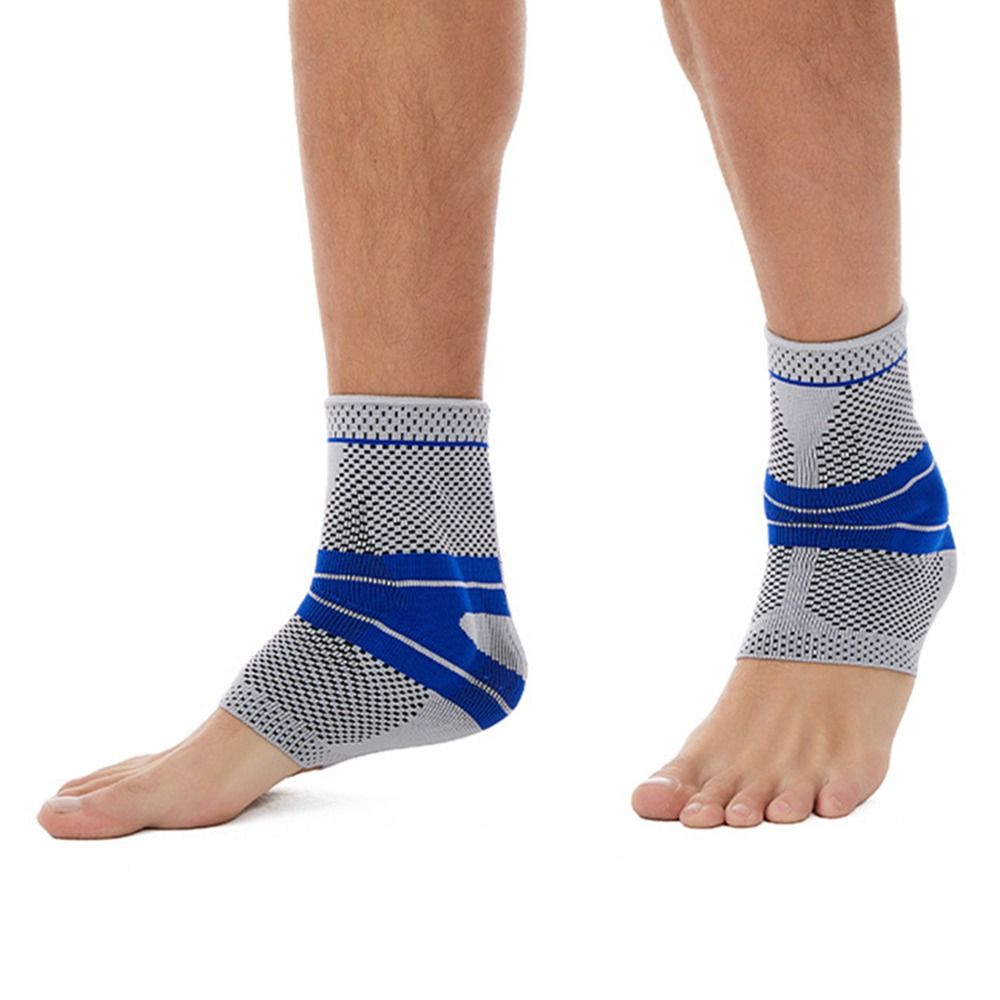Ankle Mobility Band - สนับข้อเท้าแบบถักน้ำหนักเบา ระบายอากาศได้ดี ปลอกพยุงข้อเท้า ซิลิโคนกันลื่น ถุงเท้ารัดข้อเท้าแบบยืดหยุ่น สำหรับวิ่ง