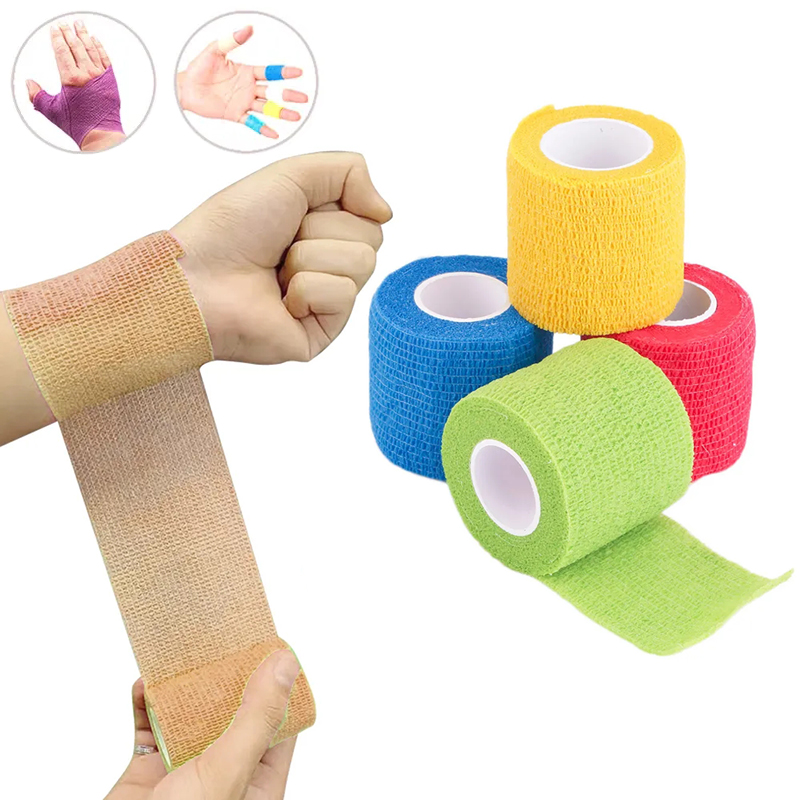 Finger Tape Athletic - 10 ซม.4.8 M กีฬา Wrap เทปกาวผ้าพันแผล