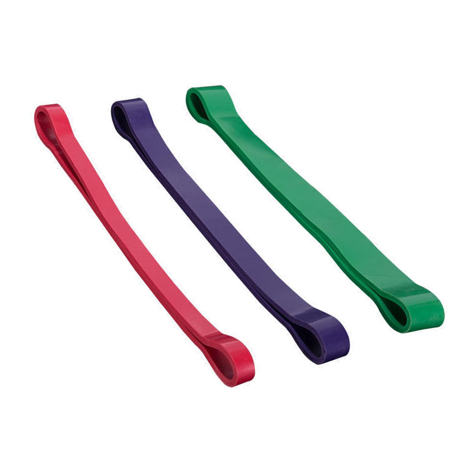 Pull Up Assist Band - 3x ยืดหยุ่นความต้านทานวงดนตรีลื่นออกกําลังกายอุปกรณ์ฟิตเนสลูปสําหรับพิลาทิสโยคะยิมขาก้นผู้หญิง