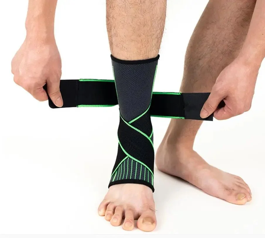 Ankle Mobility Band - อุปกรณ์ป้องกันข้อเท้าแบบรัดกระชับ 1 ชิ้น เหมาะสำหรับบาสเก็ตบอล วิ่ง เดินป่า