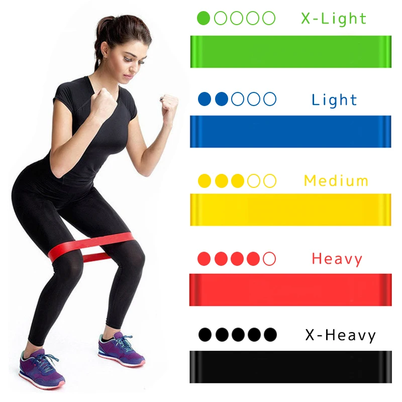 Crossfit Training Gear - แบบพกพาฟิตเนสอุปกรณ์ออกกําลังกายยางความต้านทานวงดนตรีโยคะยืดหยุ่น GUM Strength พิลาทิส Crossfit ผู้หญิงน้ําหนักกีฬา