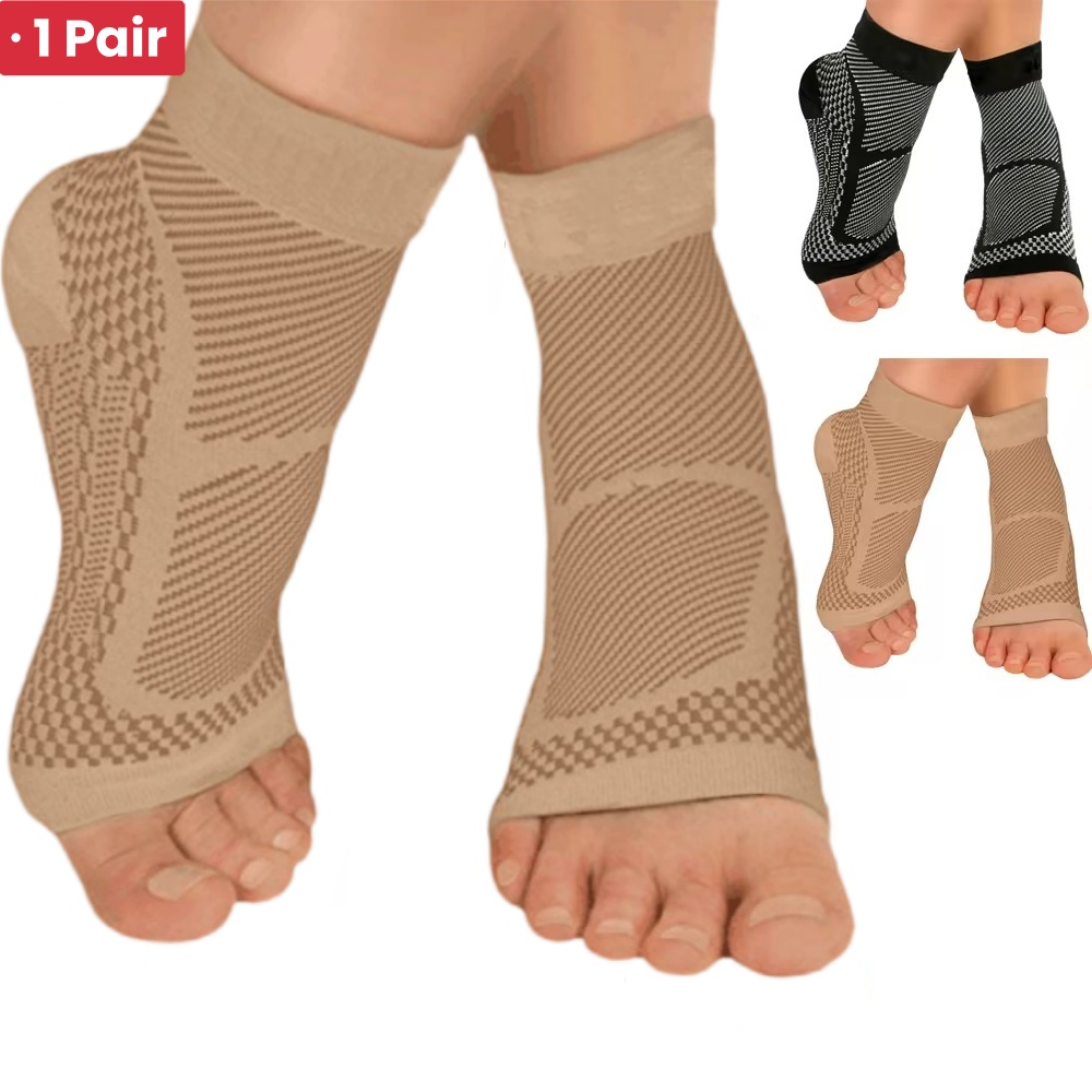 Ankle Mobility Band - 1 คู่กีฬาข้อเท้าสนับสนุนรั้งการบีบอัด Plantar Fasciitis ถุงเท้าสําหรับ Achilles