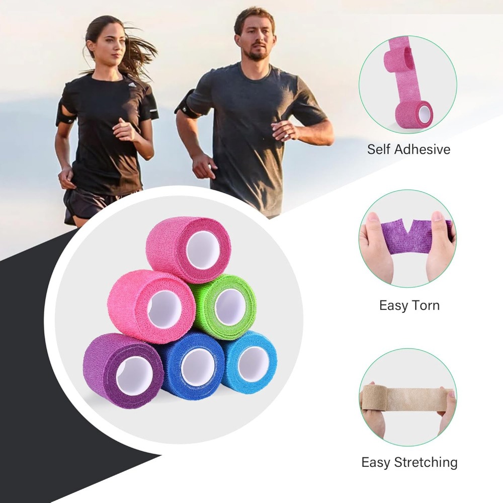 ผ้าพันแผลแบบยึดติดตัวเอง 2 ชิ้ - Finger Tape Athletic บทวิจารณ์และราคา