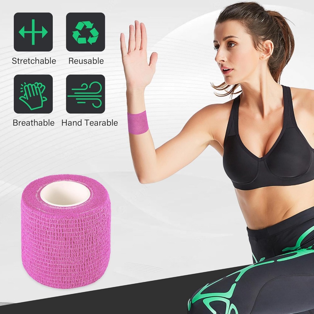 ผ้าพันแผลแบบยึดติดตัวเอง 2 ชิ้ - Finger Tape Athletic บทวิจารณ์และราคา