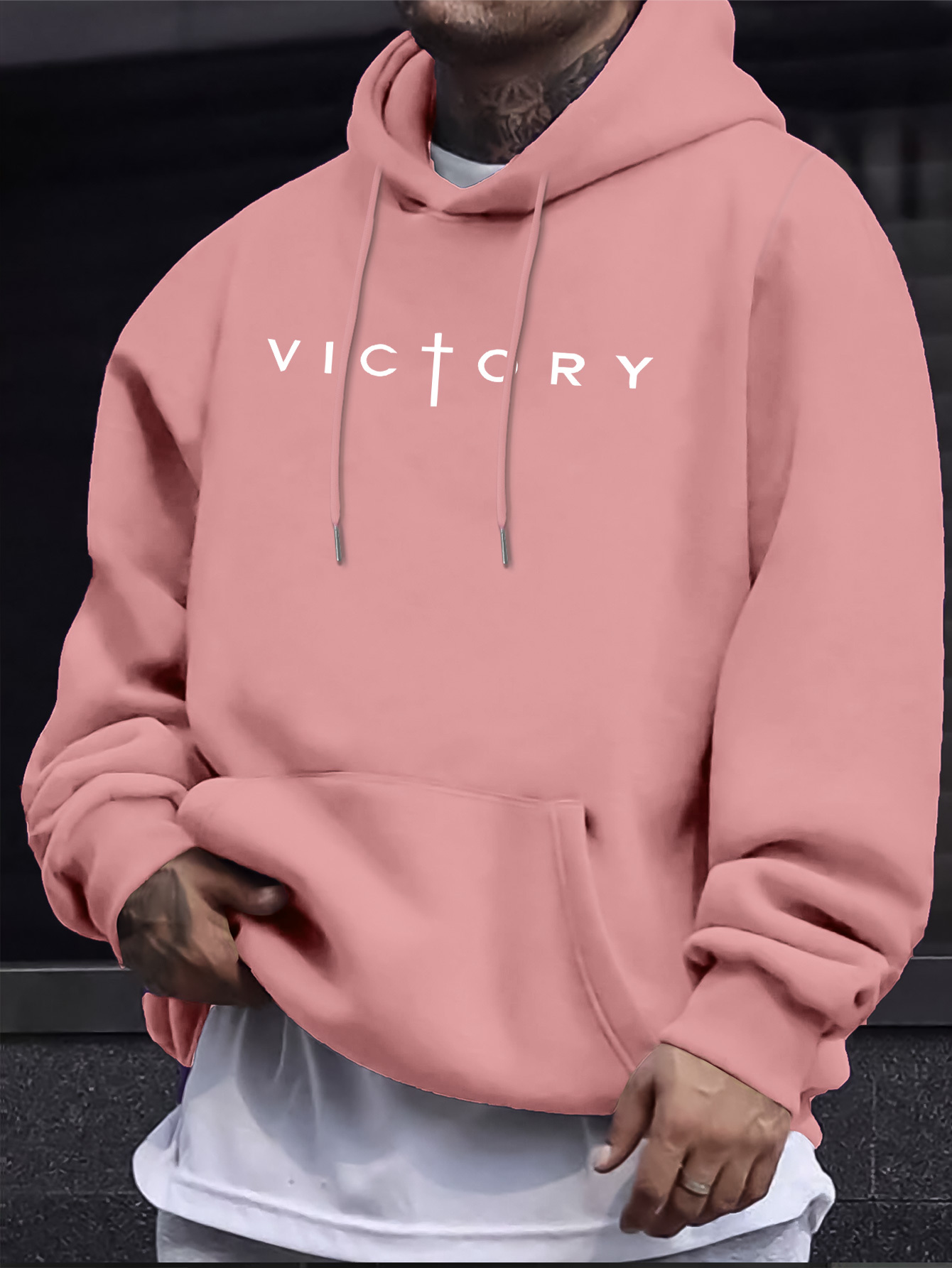 เสื้อฮู้ดพิมพ์ลายกางเขนแห่งชัย - Crossfit Victory บทวิจารณ์และราคา