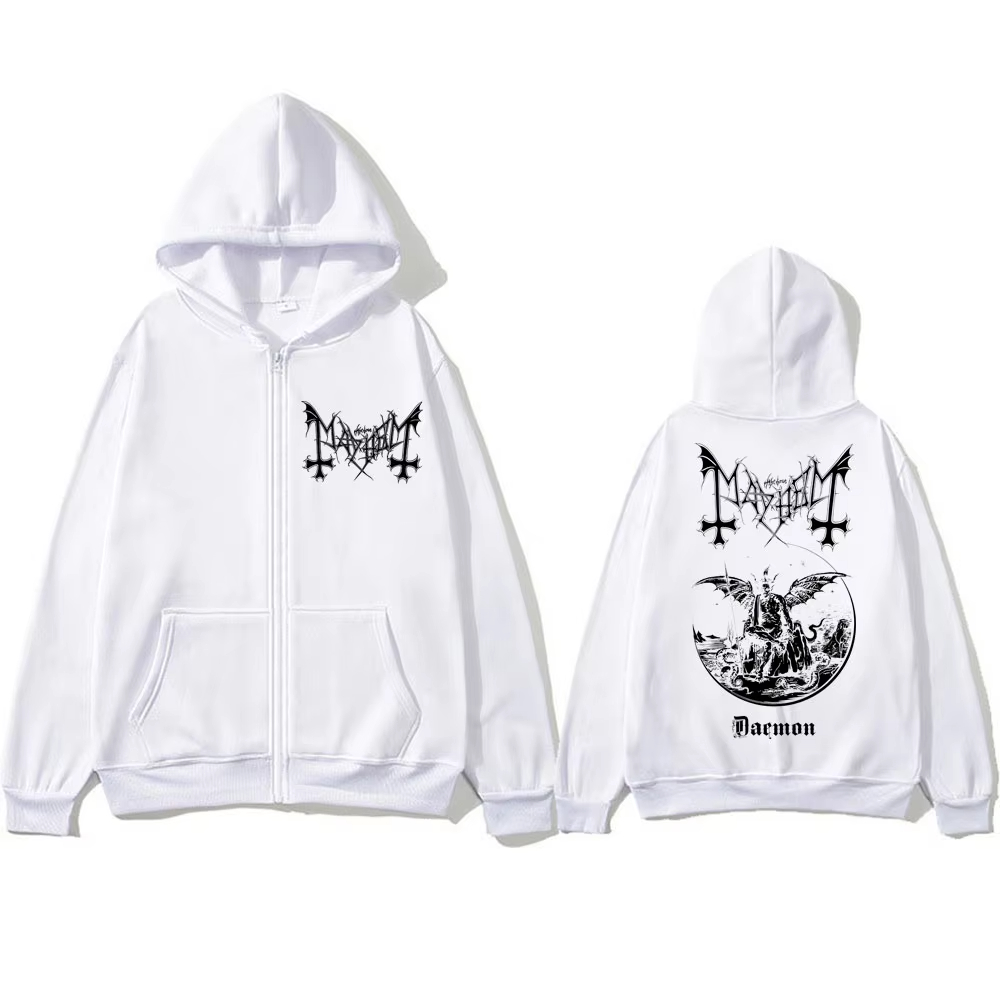 เสื้อฮู้ดซิปวงร็อค Mayhem Daem - Crossfit Mayhem บทวิจารณ์และราคา