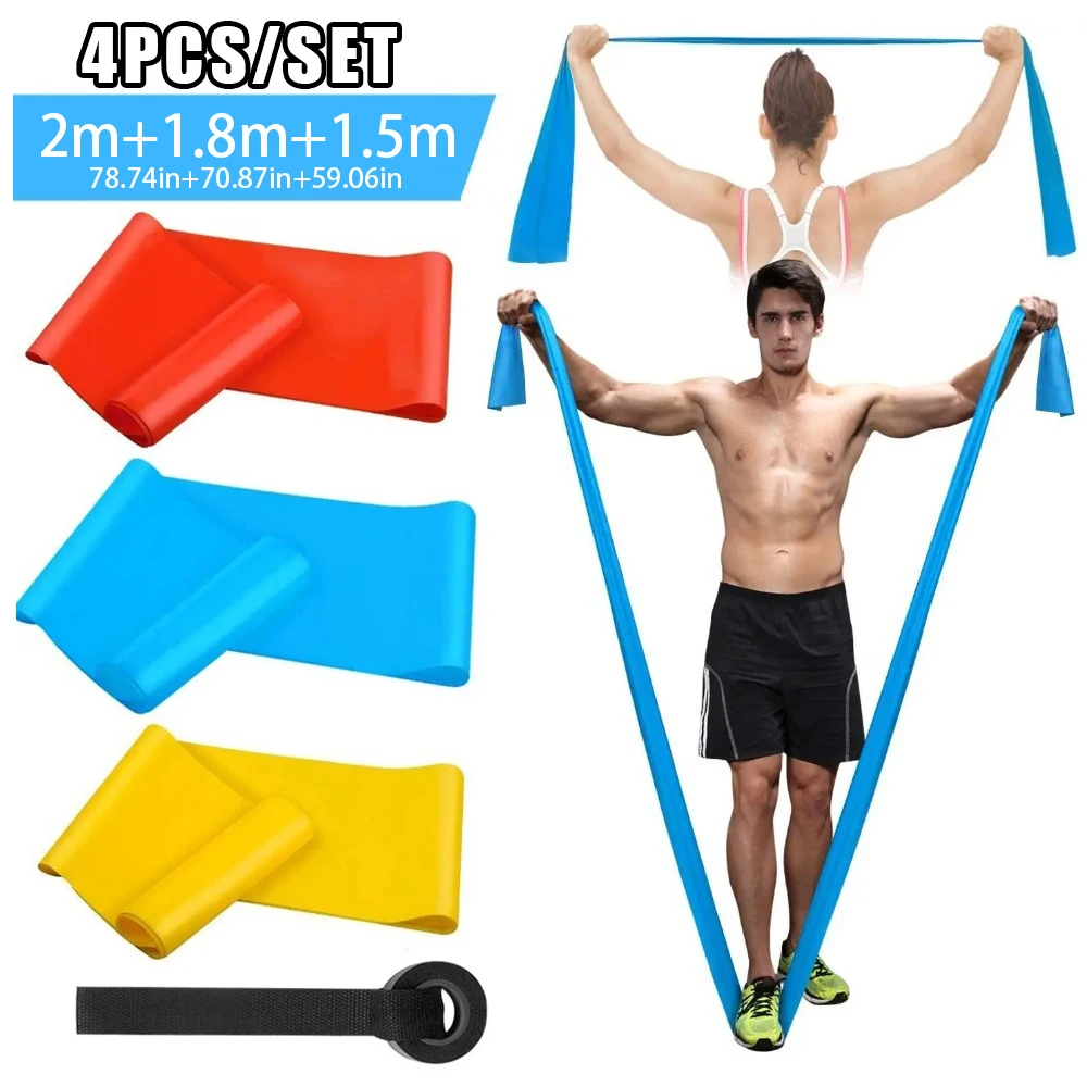 4 ชิ้น/เซ็ตยืดหยุ่นฟิตเนสแถบคว - Crossfit Training Gear บทวิจารณ์และราคา